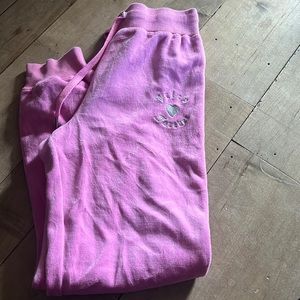 juicy couture X forever 21 collab pink pants size S